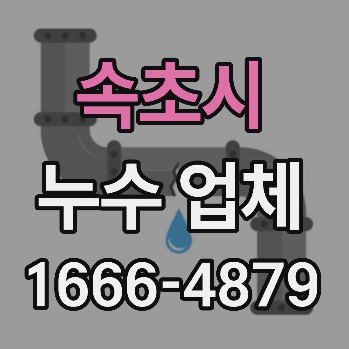 속초시 누수 업체