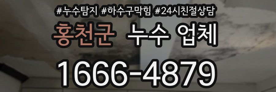 홍천군 누수 업체