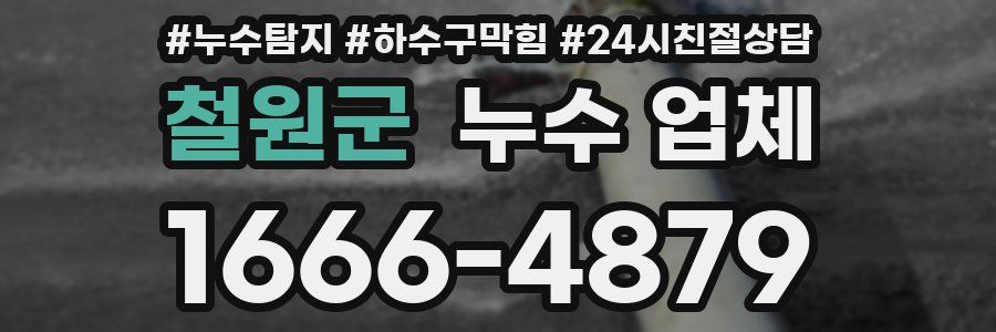 철원군 누수 업체