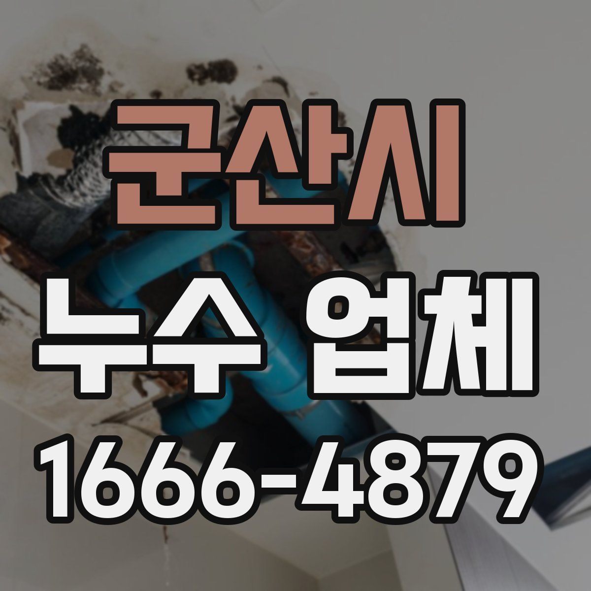 군산시 누수 업체