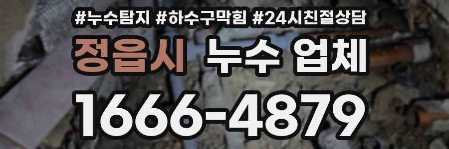 정읍시 누수 업체