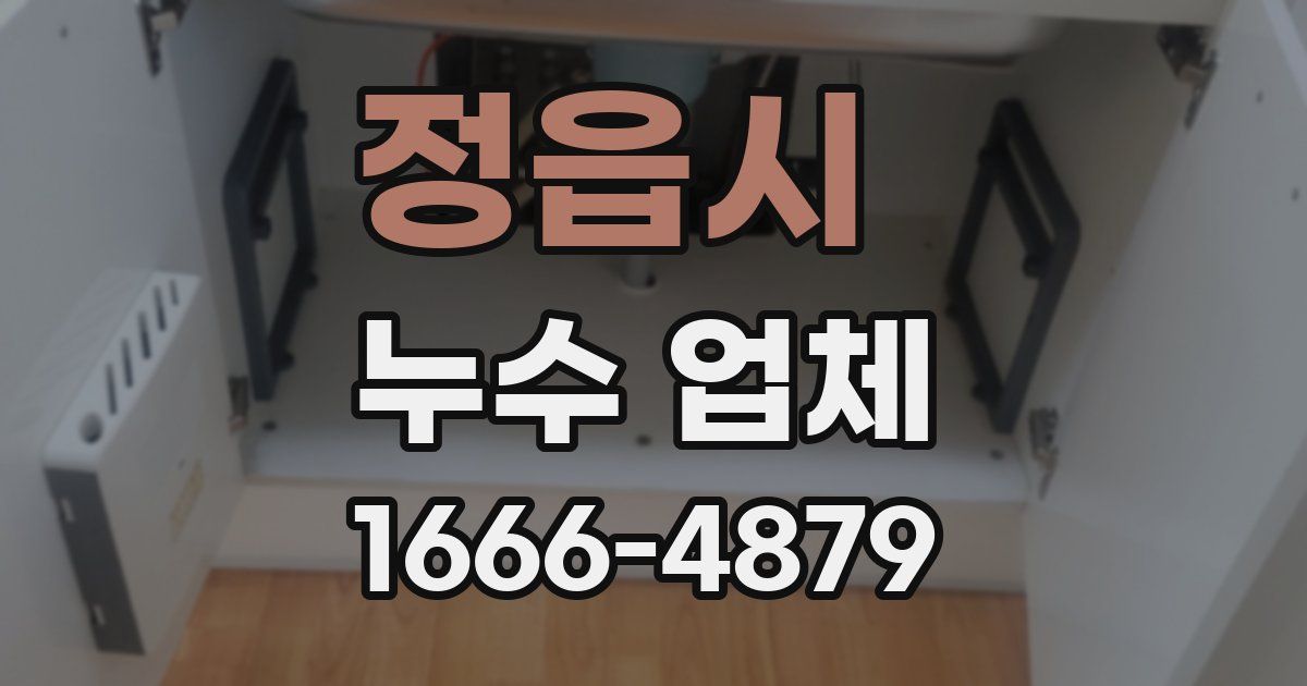 정읍시 누수 업체