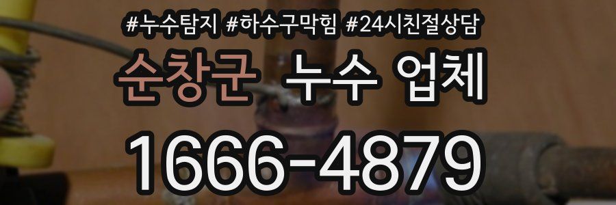 순창군 누수 업체