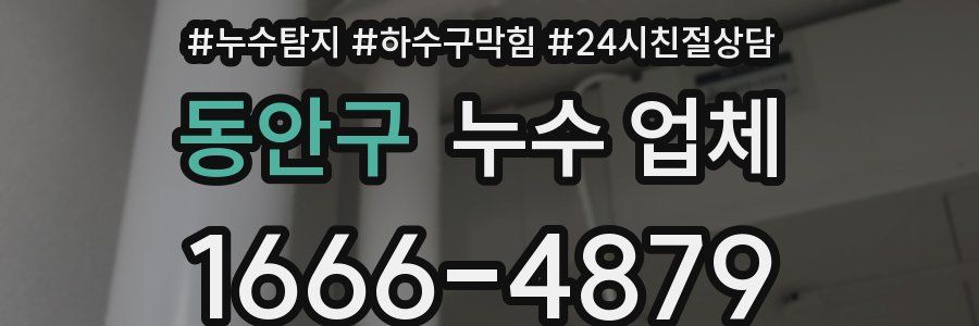 동안구 누수 업체