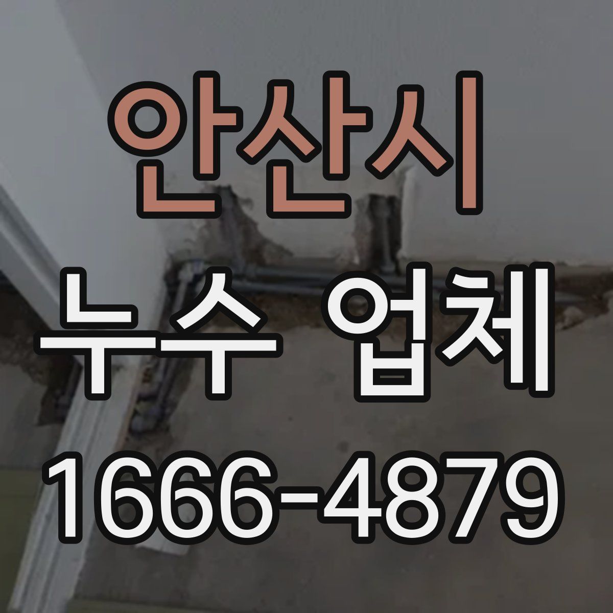 안산시 누수 업체