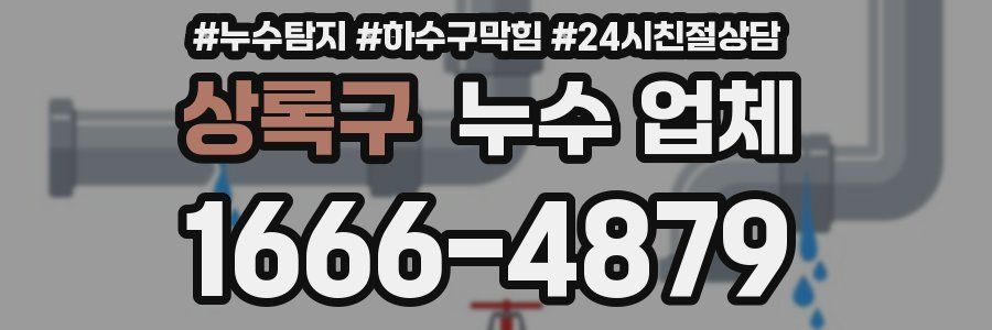 상록구 누수 업체