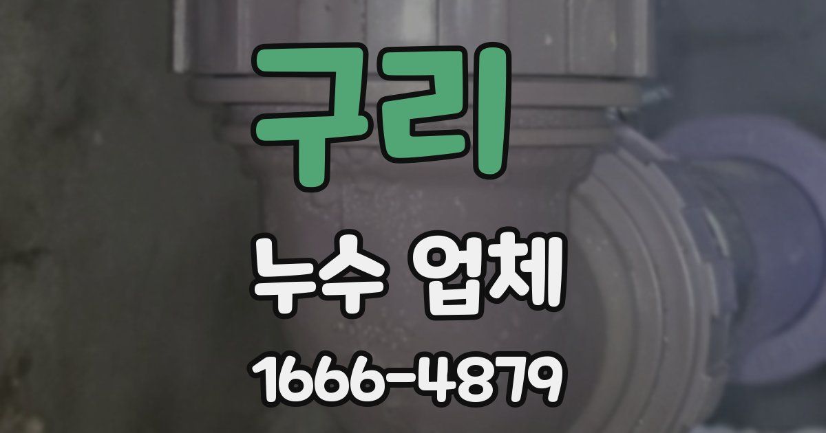 구리 누수 업체