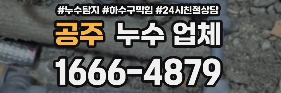 공주 누수 업체