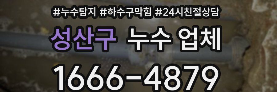 성산구 누수 업체