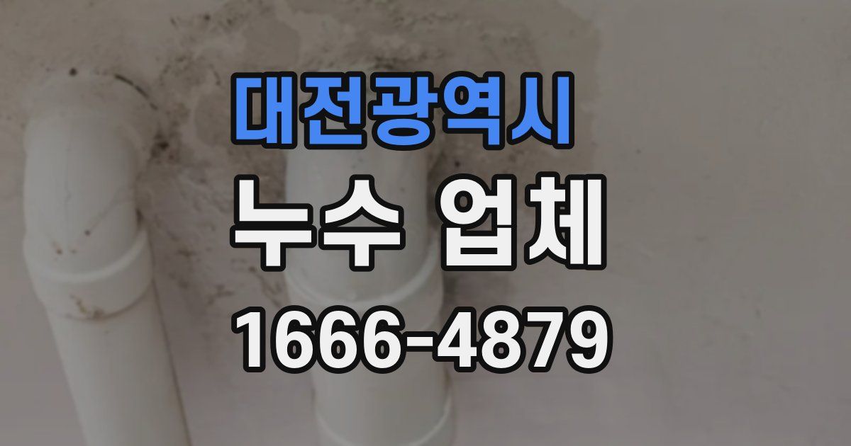 대전광역시 누수 업체