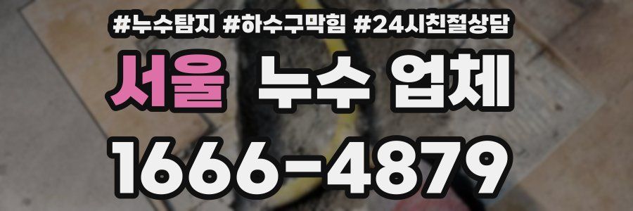 서울 누수 업체