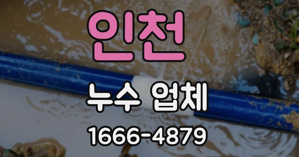 인천 누수 업체