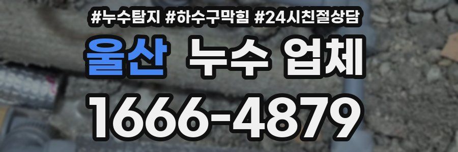 울산 누수 업체