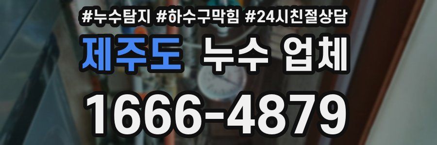 제주도 누수 업체