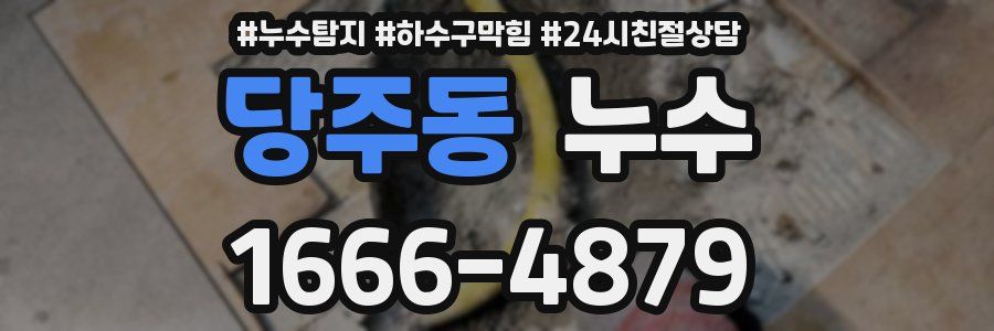 당주동 누수