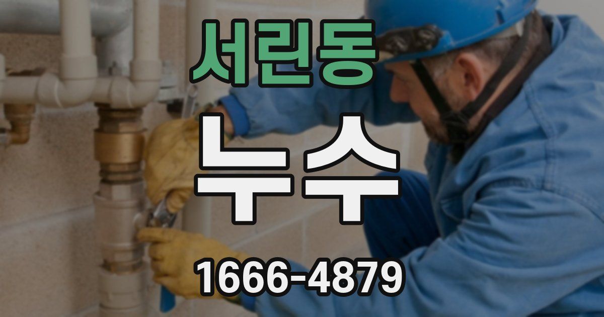서린동 누수