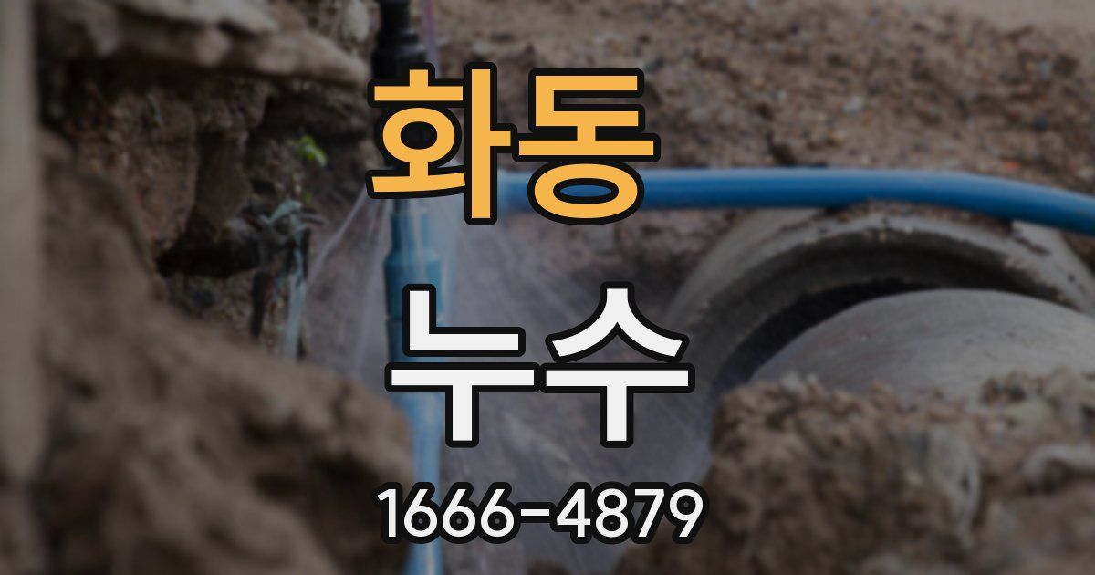 화동 누수