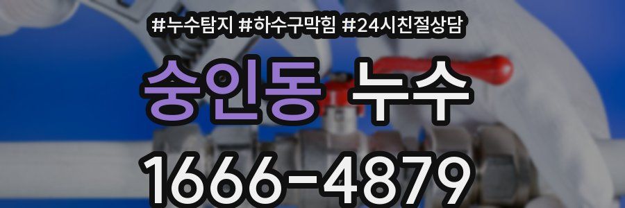 숭인동 누수