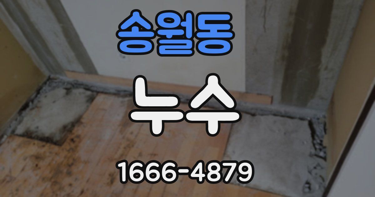 송월동 누수