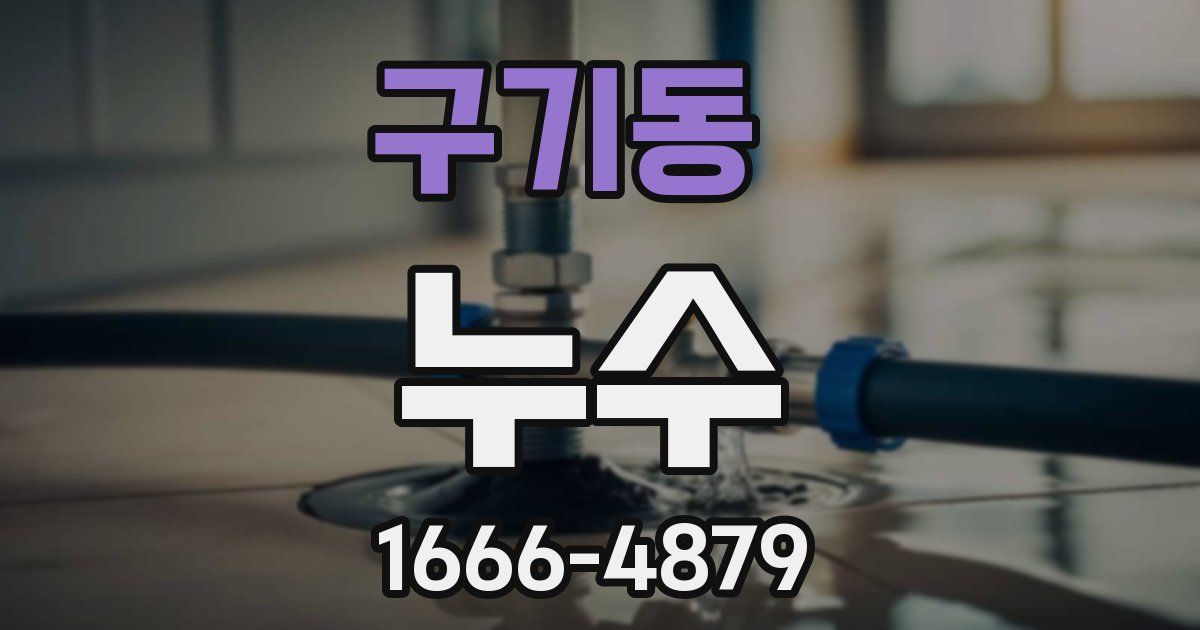 구기동 누수