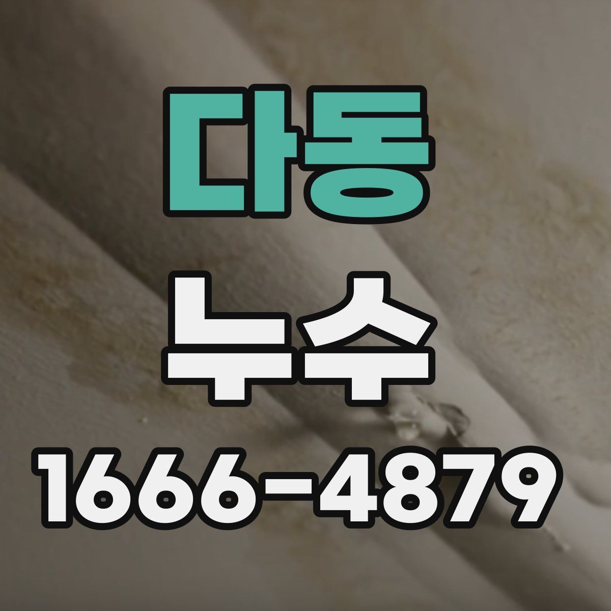 다동 누수