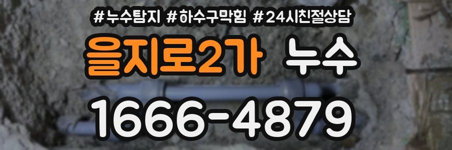 을지로2가 누수