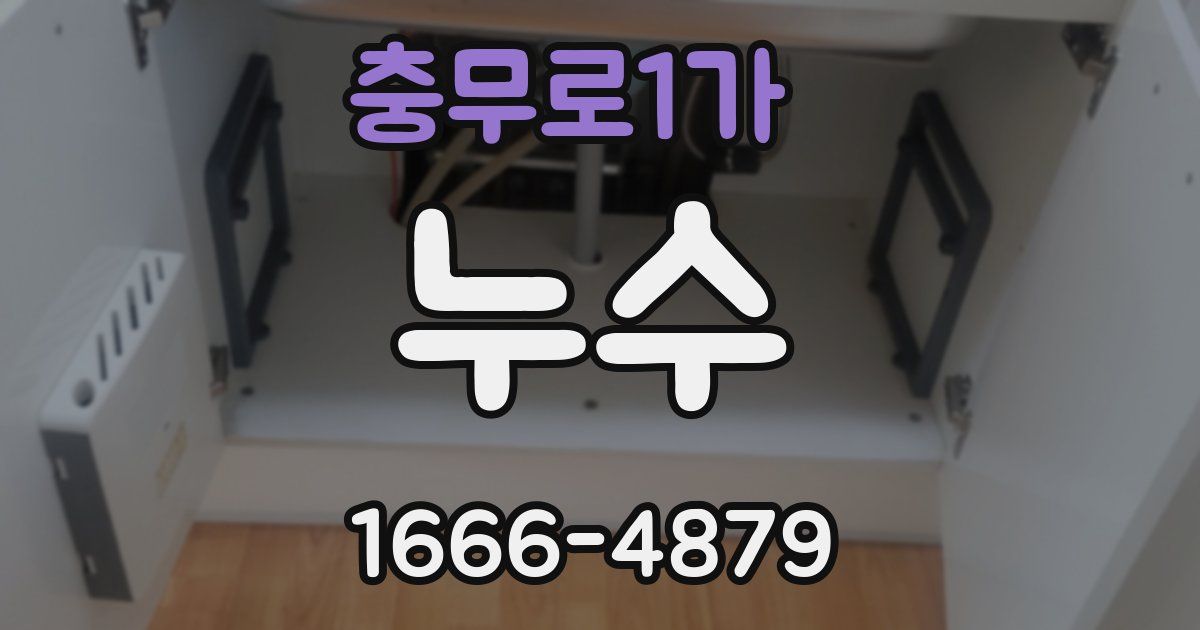 충무로1가 누수