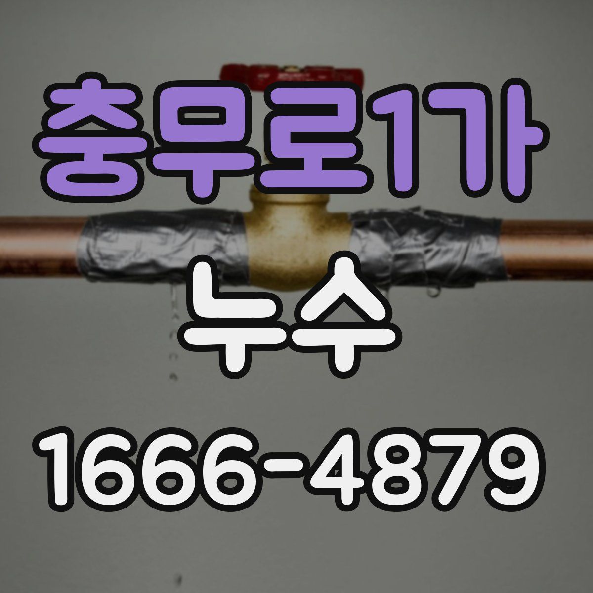 충무로1가 누수