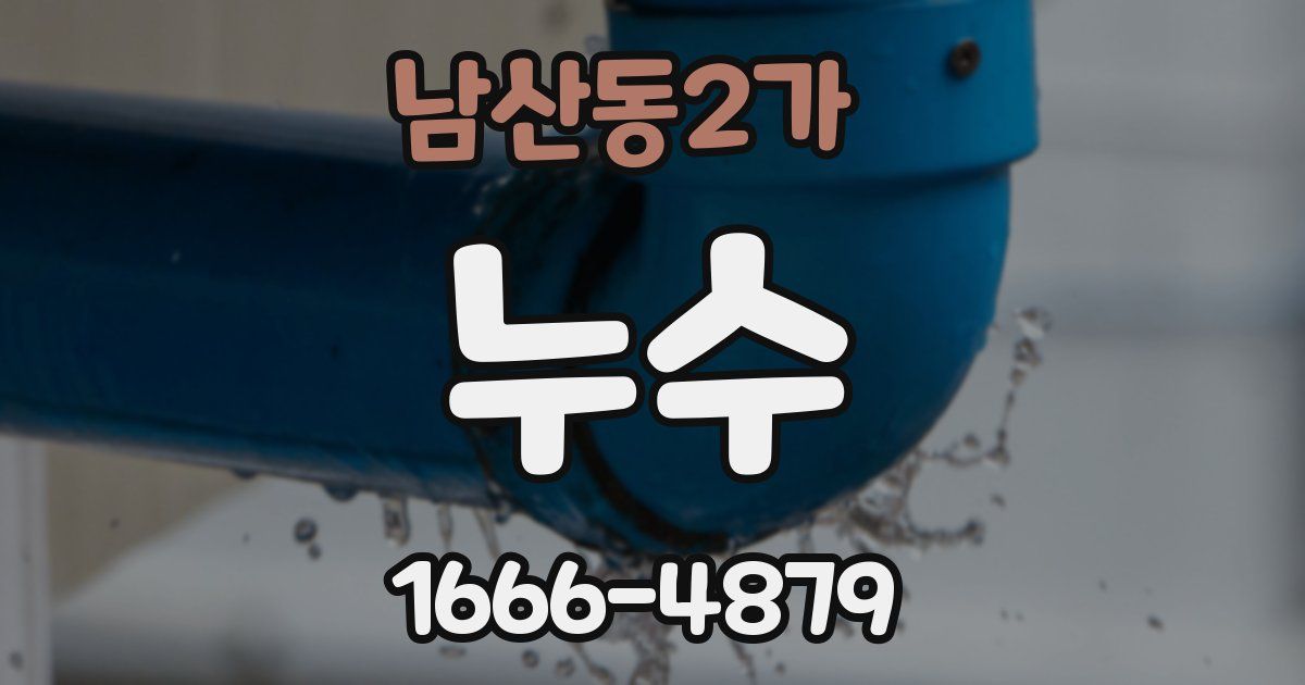 남산동2가 누수