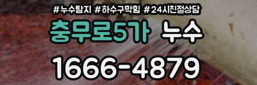 충무로5가 누수