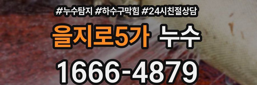 을지로5가 누수