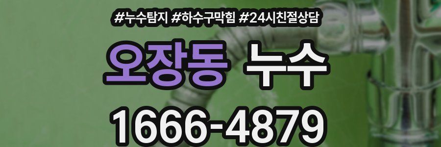 오장동 누수