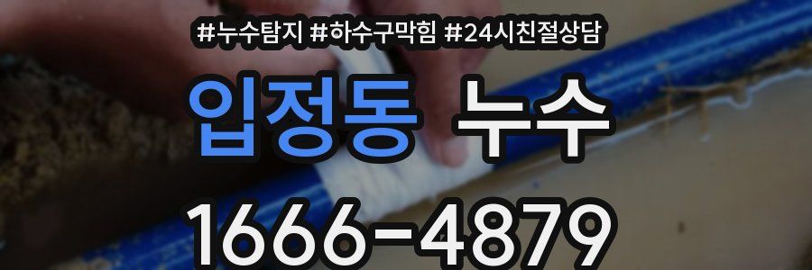 입정동 누수
