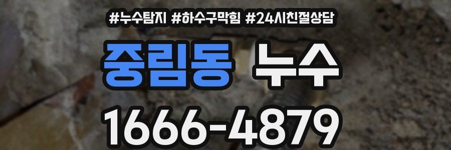 중림동 누수