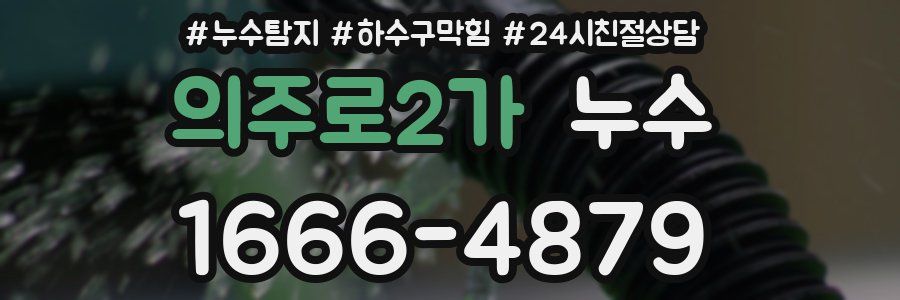 의주로2가 누수
