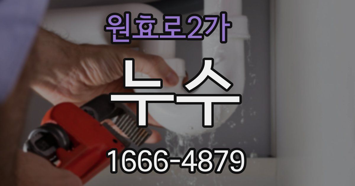 원효로2가 누수