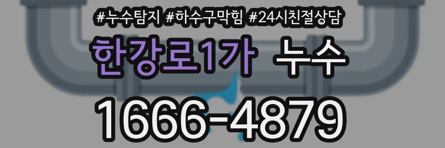 한강로1가 누수