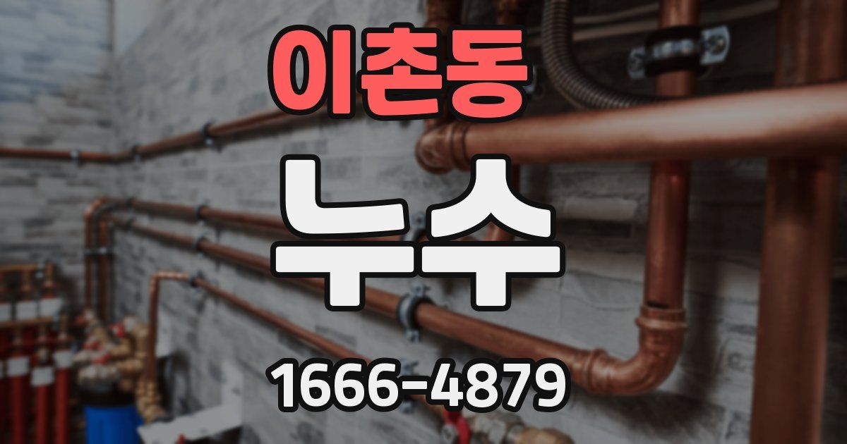 이촌동 누수