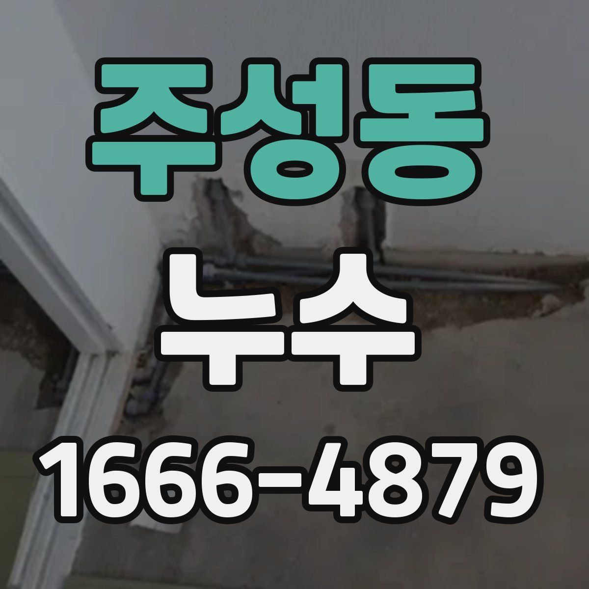 주성동 누수