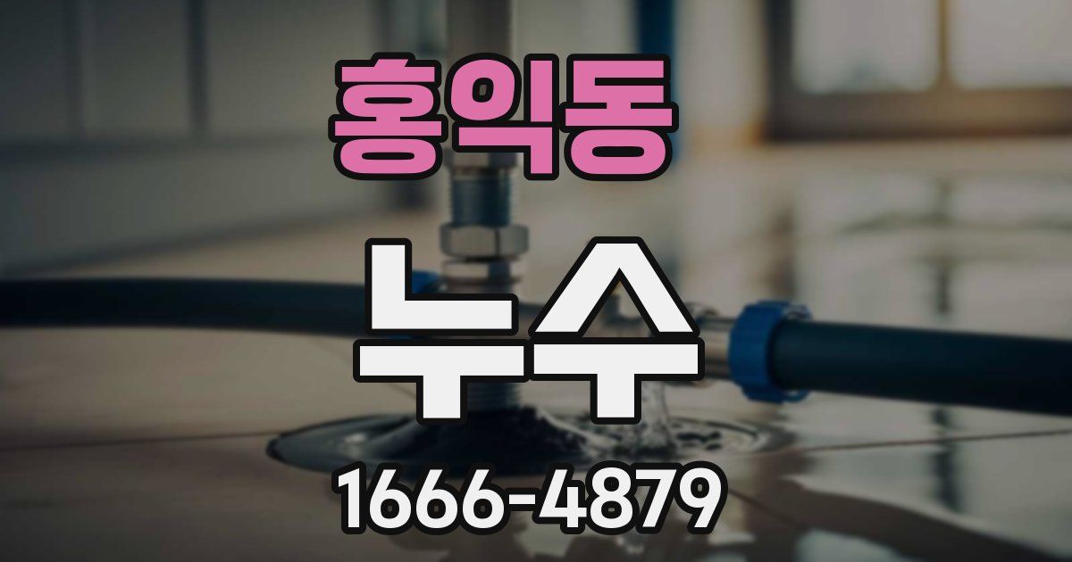 홍익동 누수