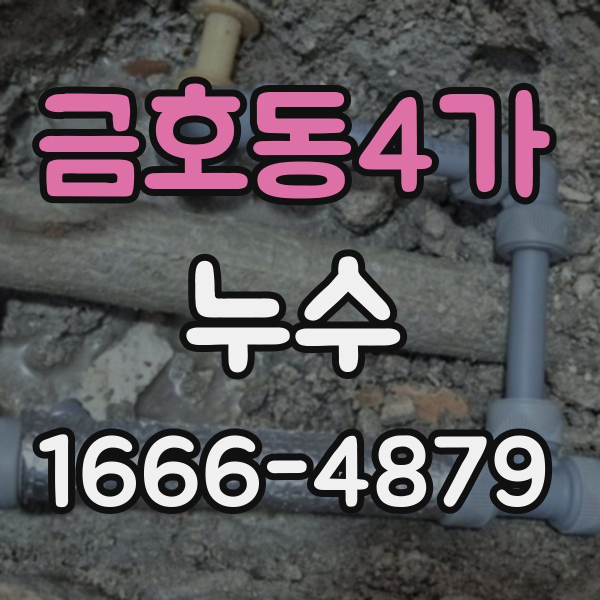 금호동4가 누수