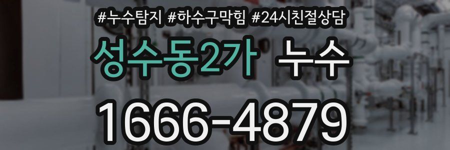 성수동2가 누수