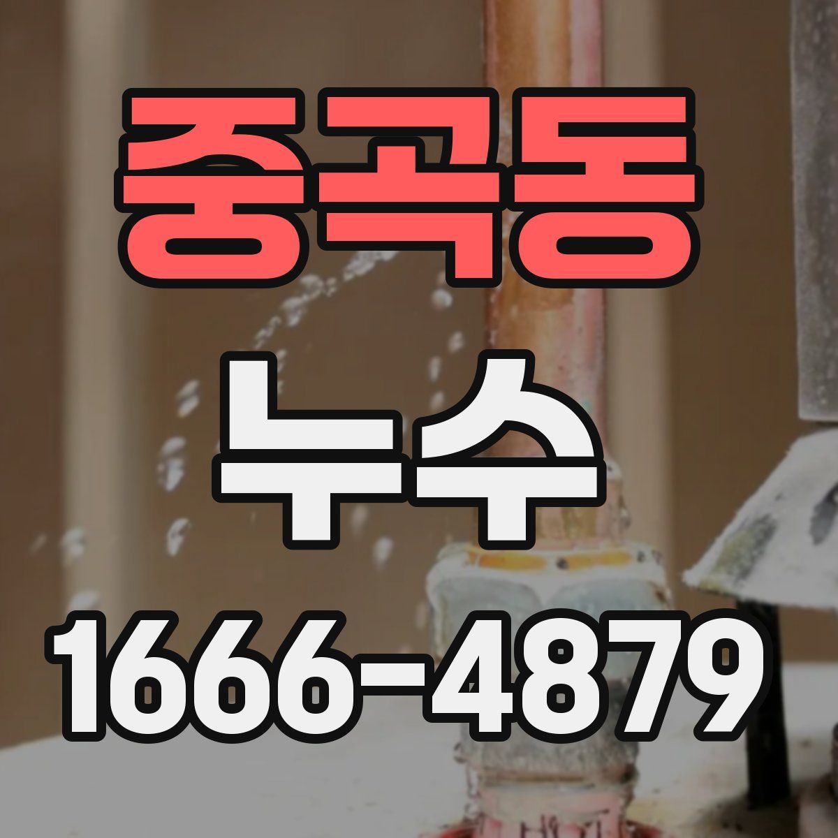 중곡동 누수