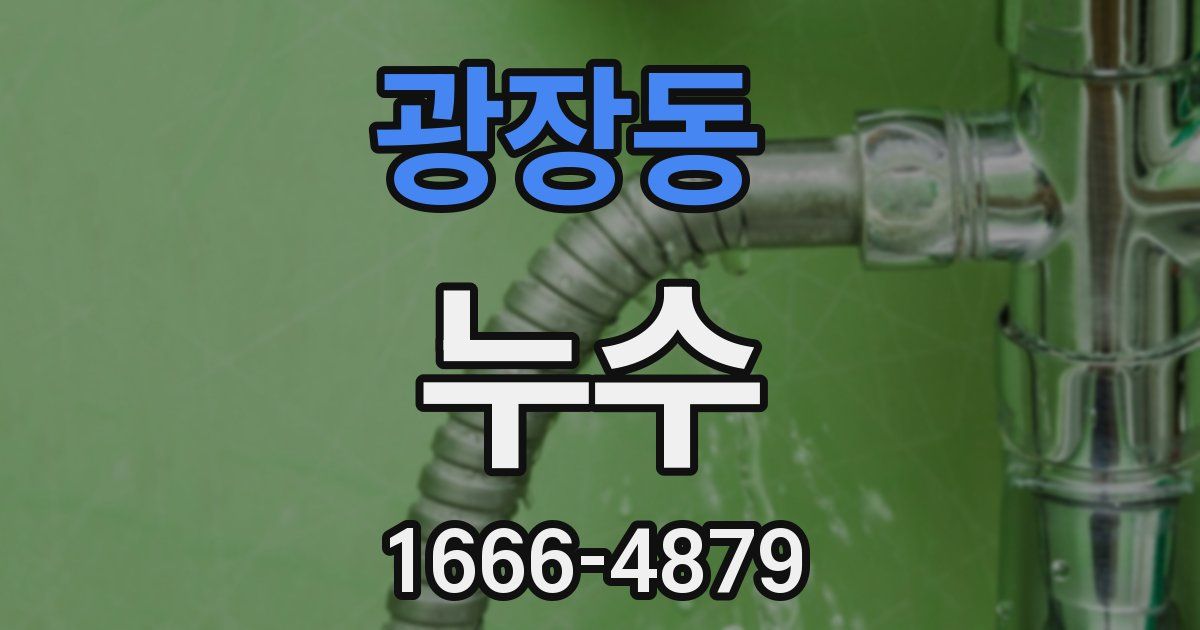 광장동 누수