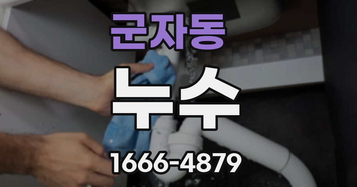 군자동 누수