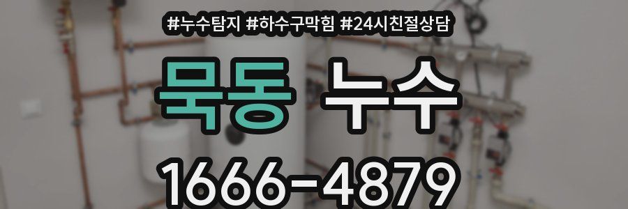 묵동 누수