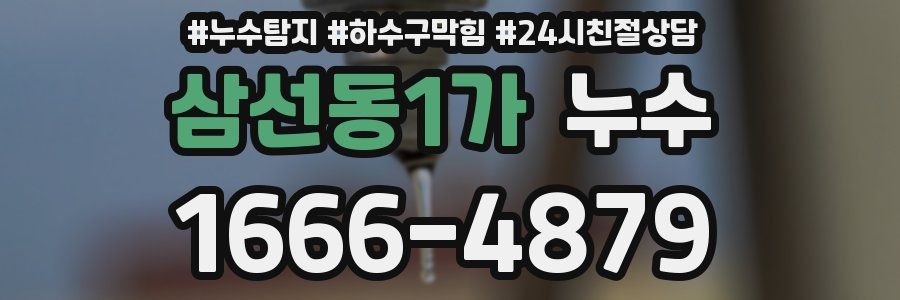 삼선동1가 누수