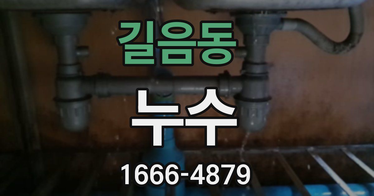 길음동 누수