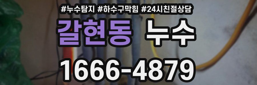 갈현동 누수