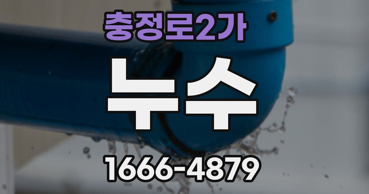 충정로2가 누수
